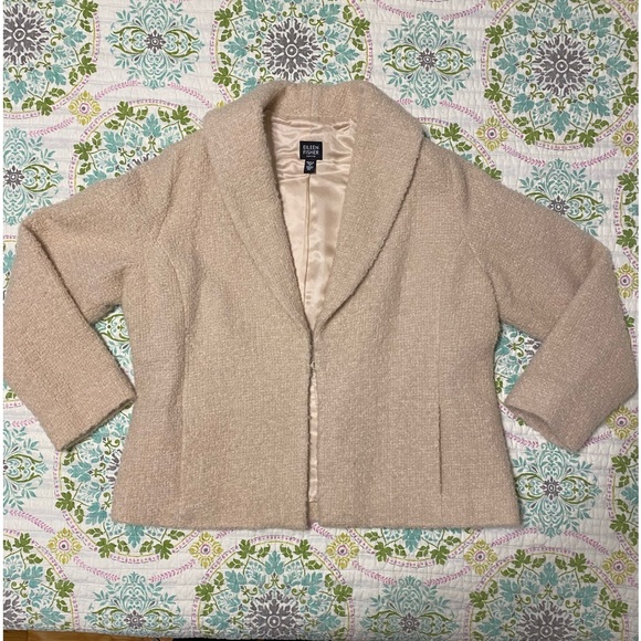 Eileen Fisher Boucle Wool Jacket - Picture 1 of 10
